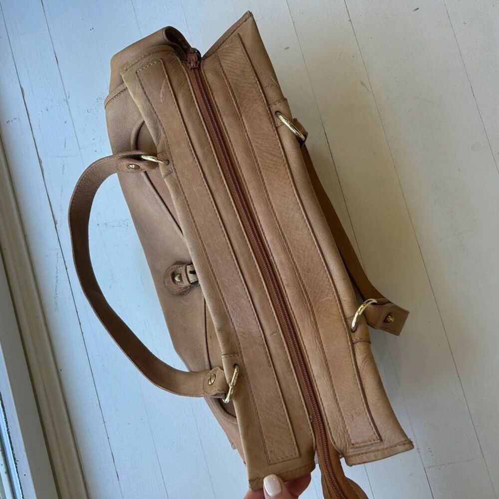 Vintage Leather Bag Brown - Picture 9 of 11